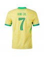 Brasil Vinicius Junior #7 Hjemmedrakt Copa America 2024 Korte ermer